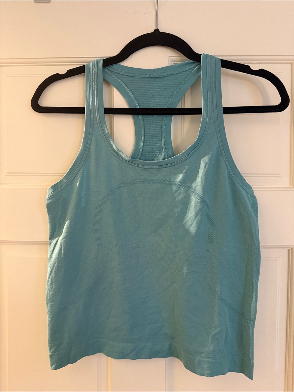 lululemon athletica Aqua swiftly tech race length Racerback Tank Top